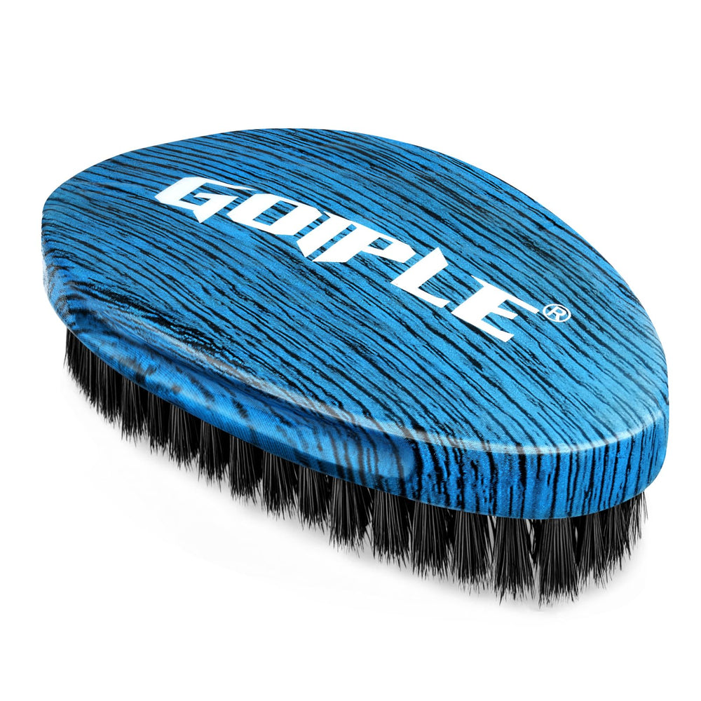 Goiple 360 Curved Wave Brush handle—ergonomic grip for precise, comfortable styling.