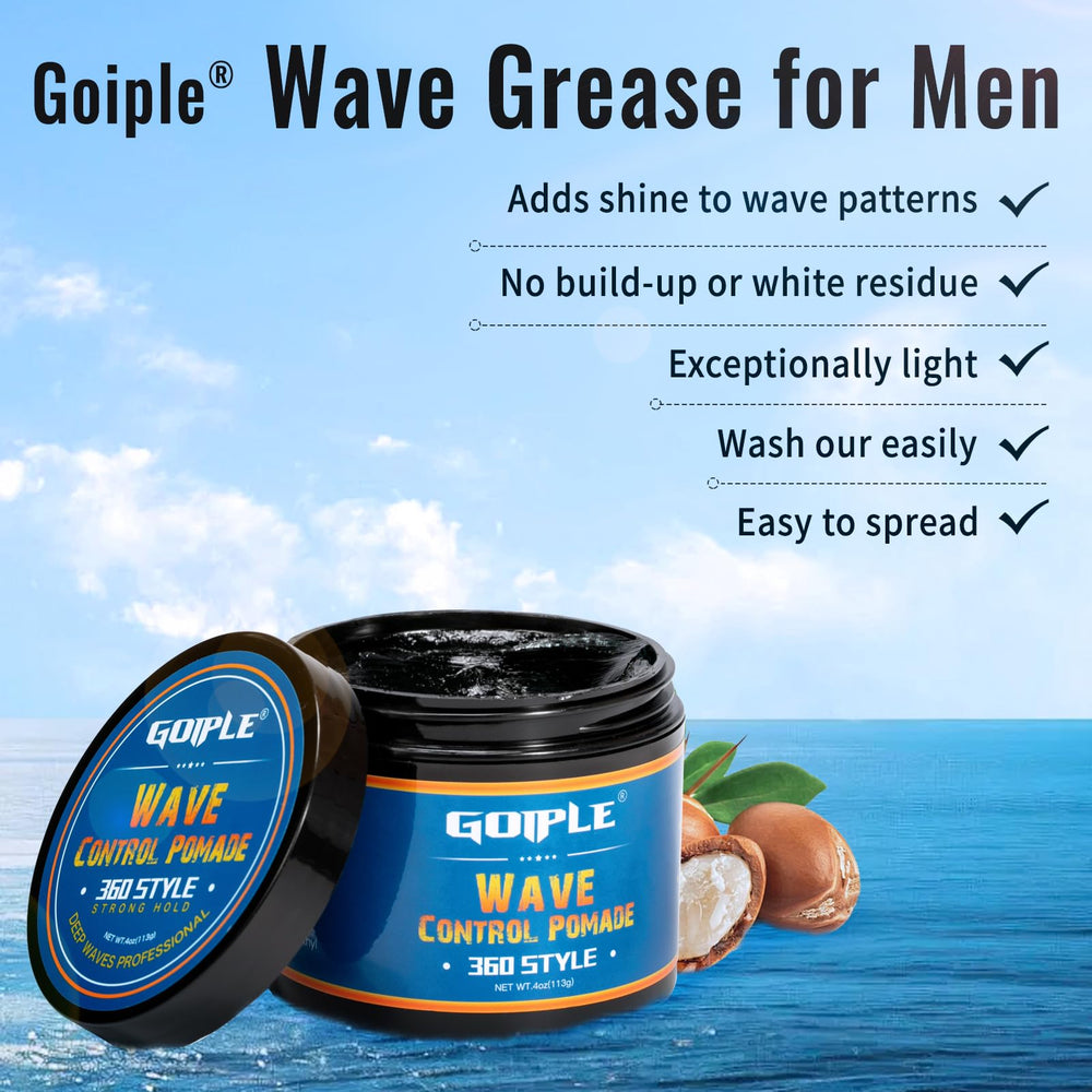 Goiple 360 waves pattern comparison image illustrates enhanced texture and depth.