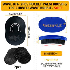 Goiple 360 waves styling versatility demonstrates adaptable control for various hair textures.