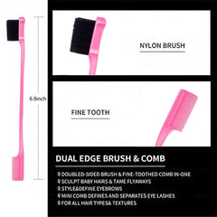 Goiple duckbill clips secure sections during styling work.