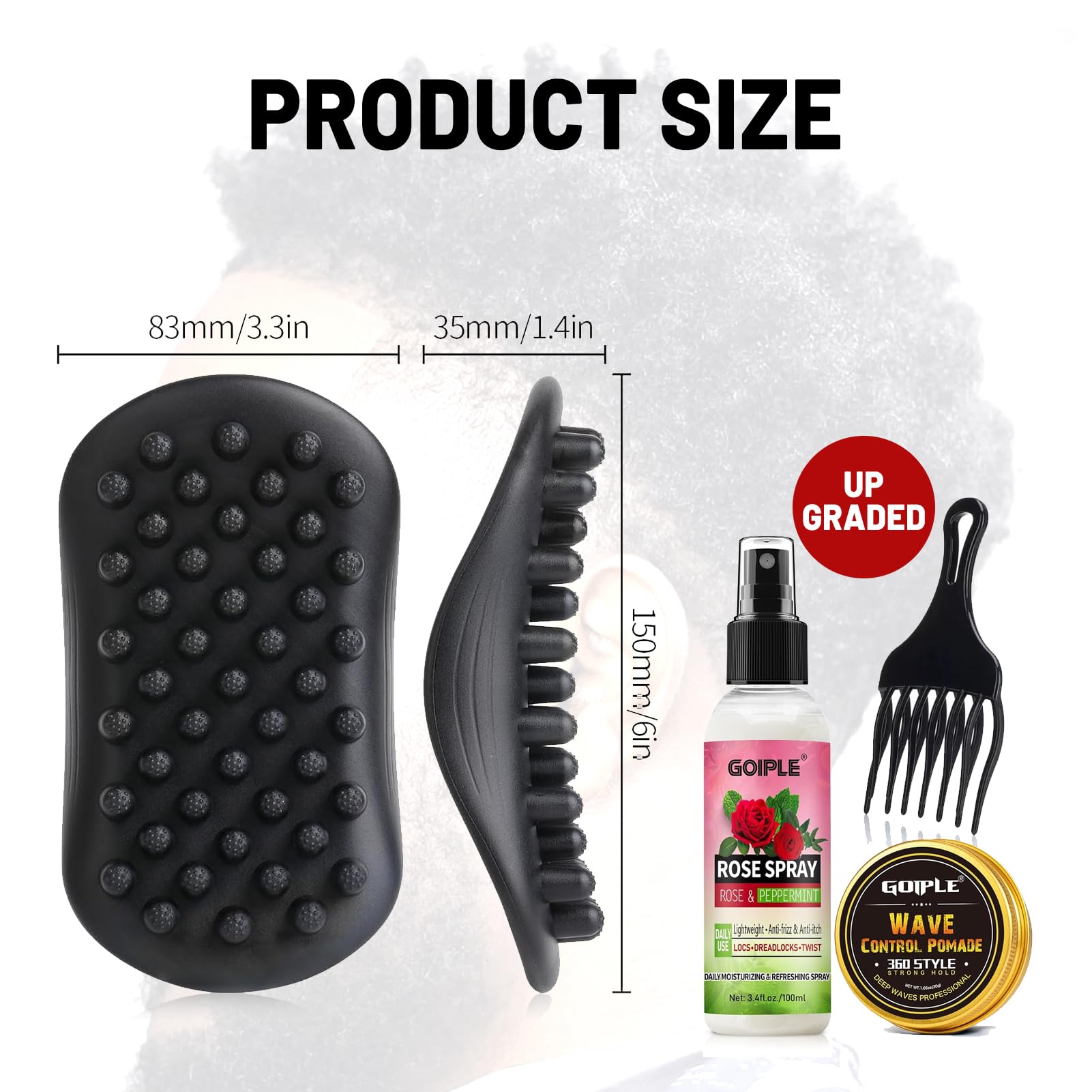 Goiple barbershop-ready setup demonstrates sanitation for professional results