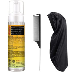 Goiple Braid Mousse foam application shown for quick, even distribution.