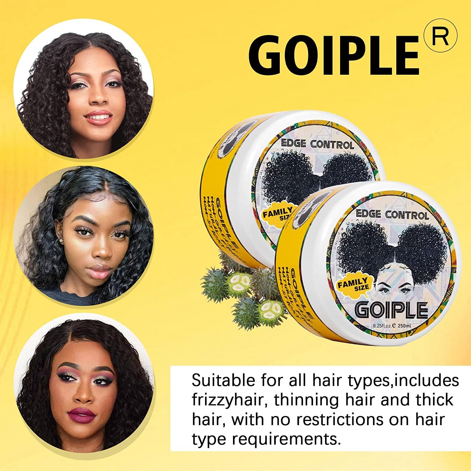 Goiple edge-control-wax extra-hold-cap emphasizes long-lasting performance.