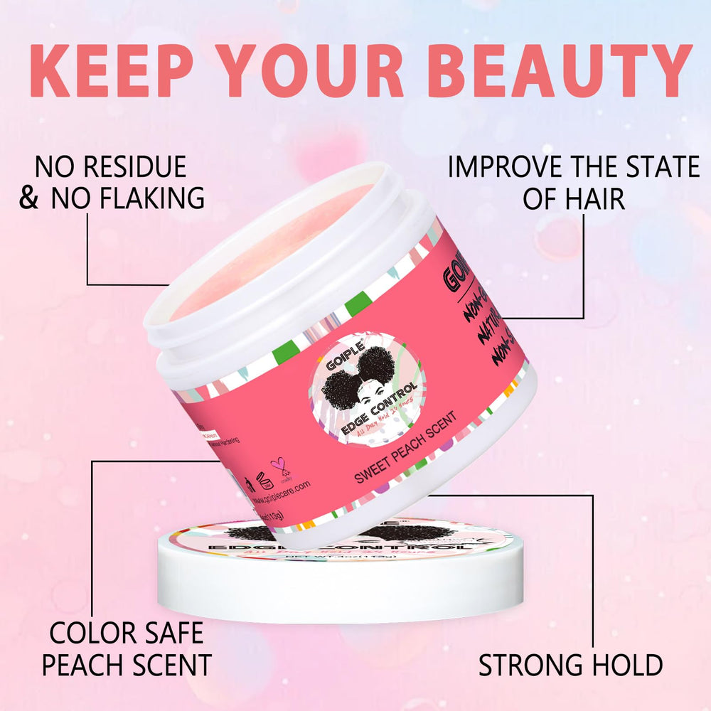 Goiple edge control wax with non-greasy finish for lasting styles