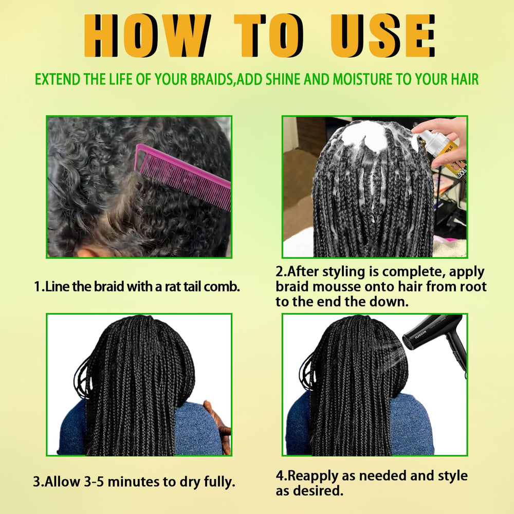 Goiple Hair Mousse with lavender and willow bark provides natural, gentle care.