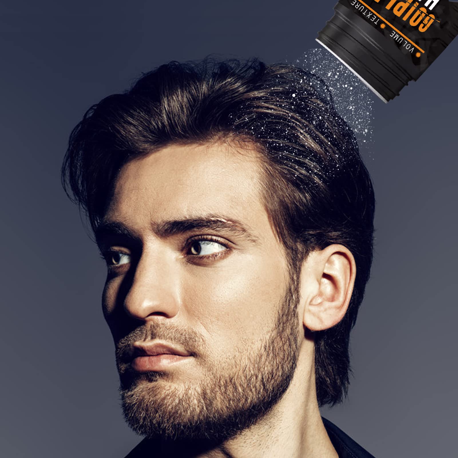 Goiple Hair Powder matte finish on styled hair for a refreshed look.