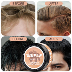 Goiple clay in hands demonstrates easy application and non-sticky feel.