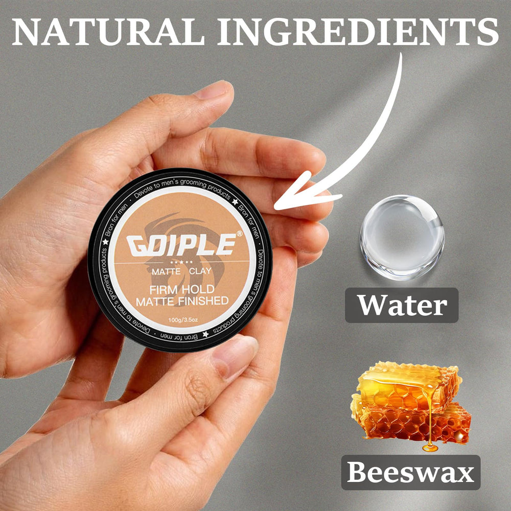 Goiple water-based formula washes out easily with no residue.