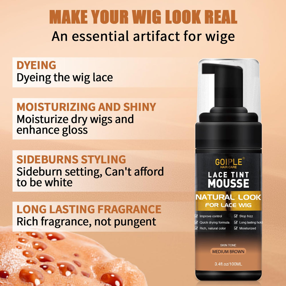 Goiple lace glue bottle close-up: secure wear with controlled removal.