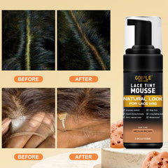 Goiple Lace Glue dries clear for an invisible bond on lace front