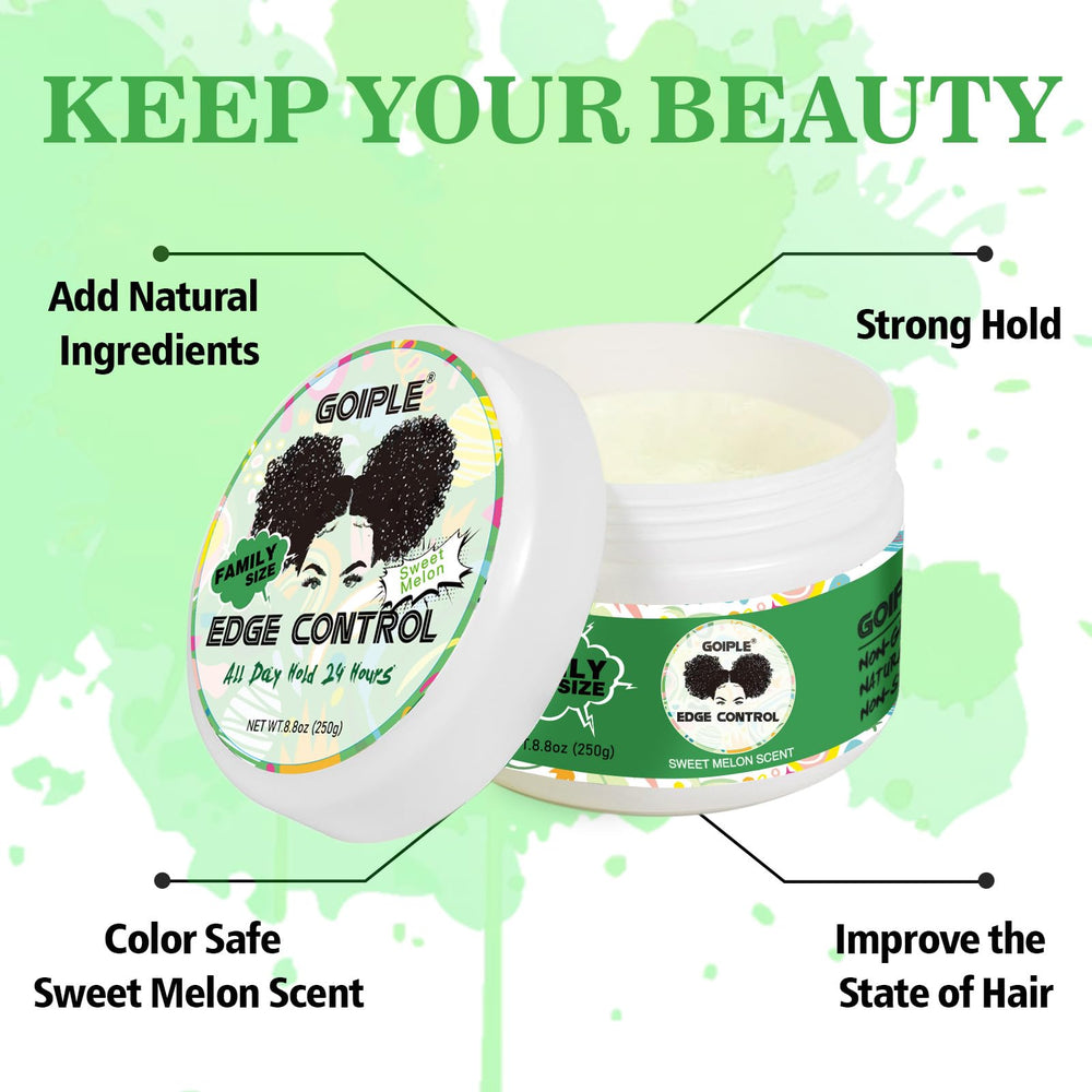 Goiple long-lasting-hold demonstrates 24-hour control without flaking or residue.