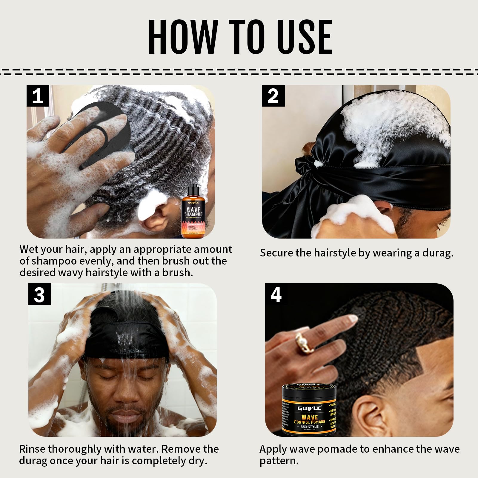 Goiple dual-formula moisture-lock concept shown in product graphic.