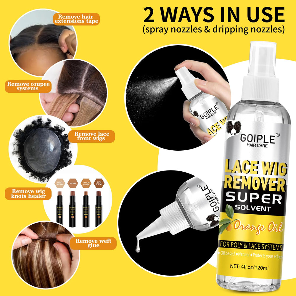 Goiple orange lemon extracts aid cleaning while soothing skin after removal