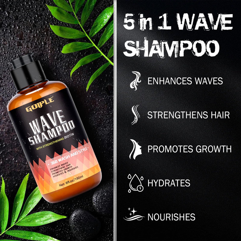 Goiple Pocket Palm Combs set in use for grooming and wave alignment