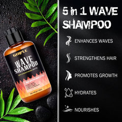 Goiple Pocket Palm Combs set in use for grooming and wave alignment