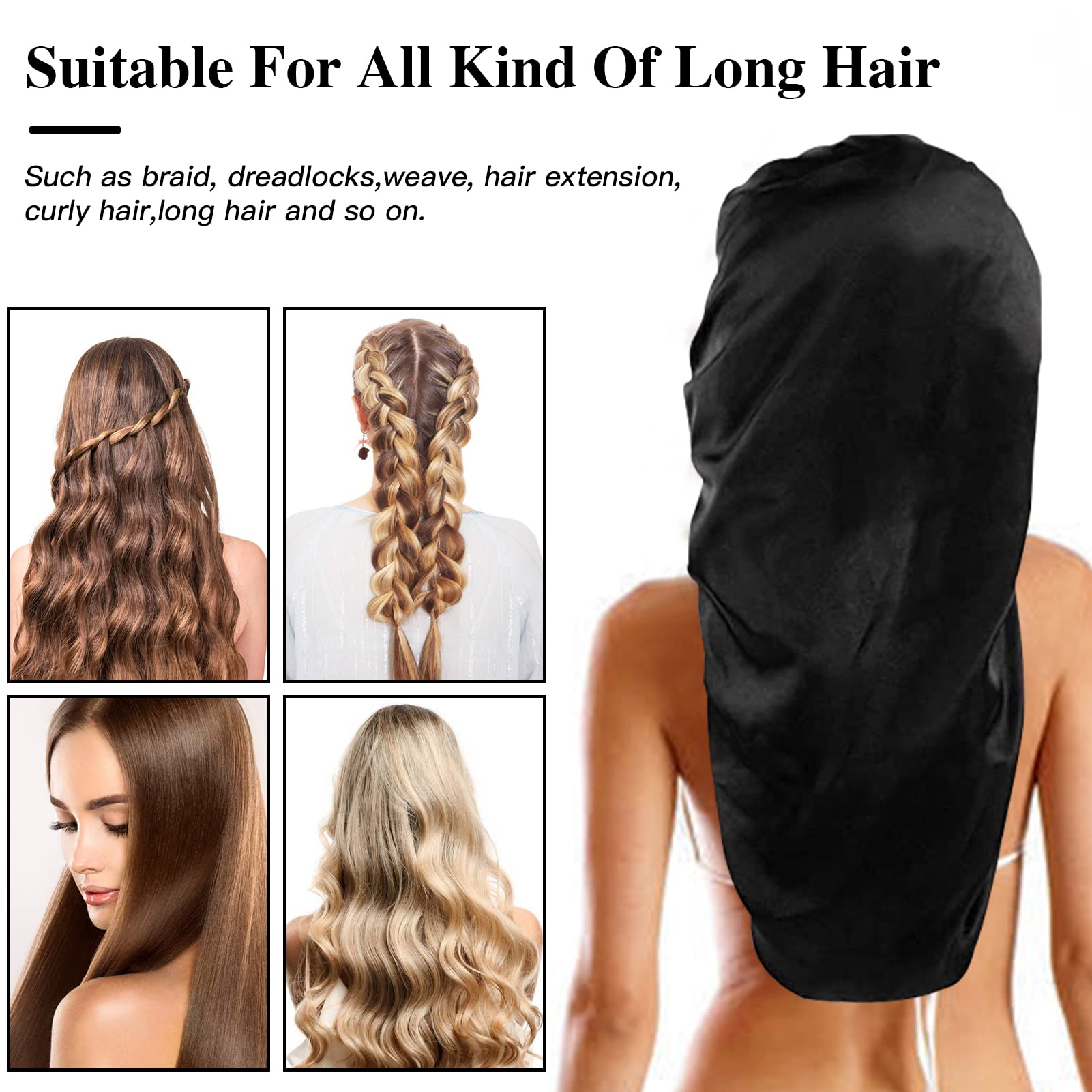 Goiple premium-satin-hair-bonnet highlights moisture retention during sleep.