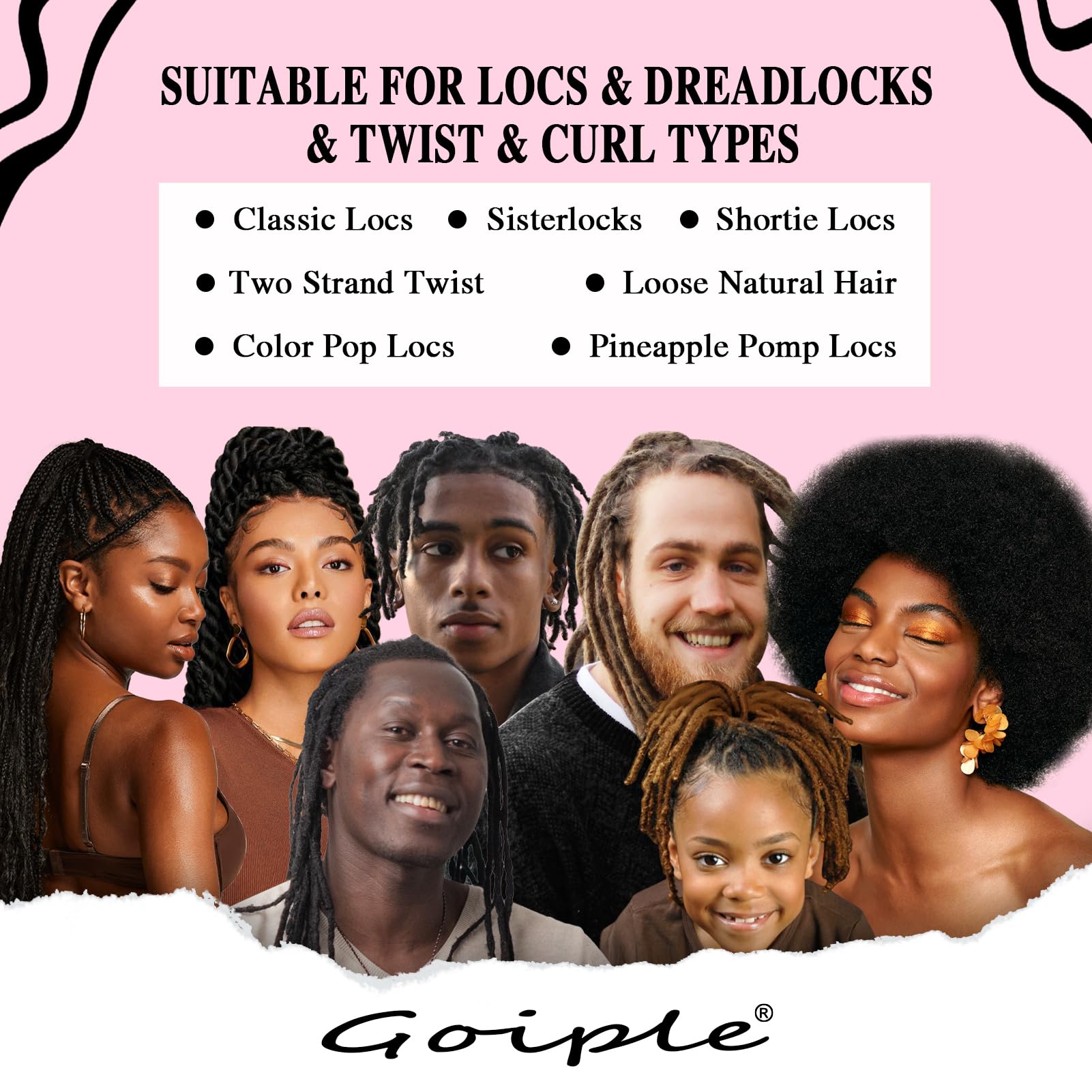 Goiple Rose Water Loc Spray cooling sensation on scalp during use