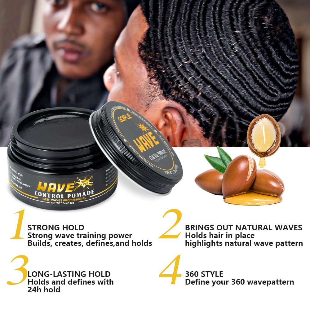 Goiple Silky Durag neatly folds to protect waves and reduce frizz.