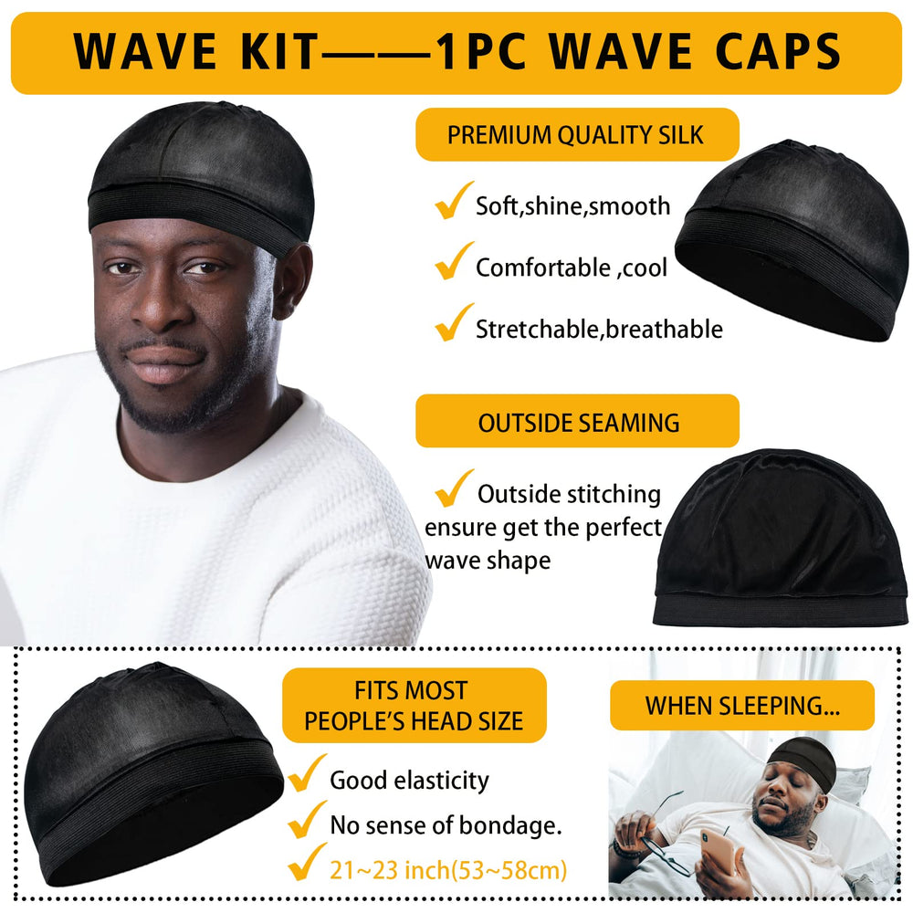 Goiple-silky-durag shows breathable fabric for secure, comfortable wave retention.