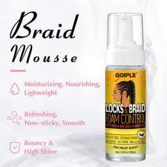 Goiple strawberry braid gel jar for smooth braid control and moisture