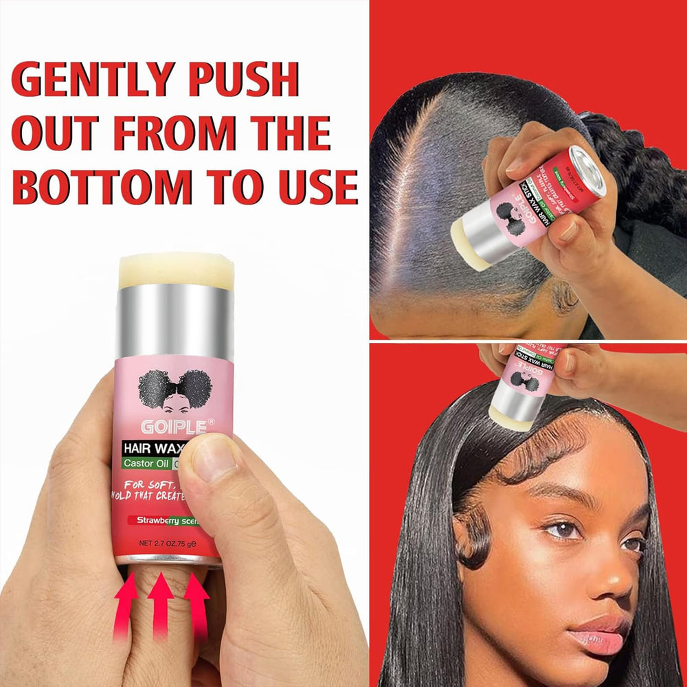 Goiple styling wax stick for black hair helps secure wig styling