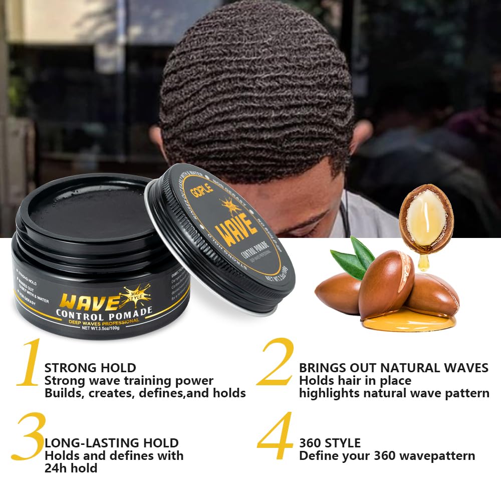 Goiple Wave Butter nourishing ingredients closeup highlights moisture for healthier-looking waves.