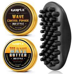 Goiple wave-pomade twist sponge brush close-up for effortless twist styling.