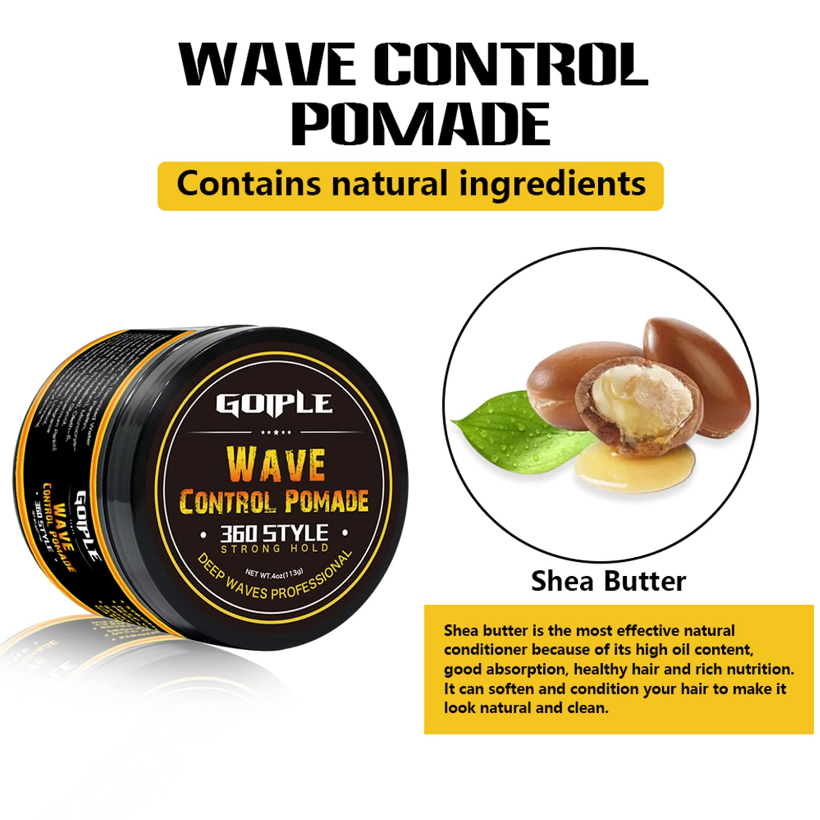 Goiple wave pomade hands application demonstrates easy melt-in texture for quick restyling.