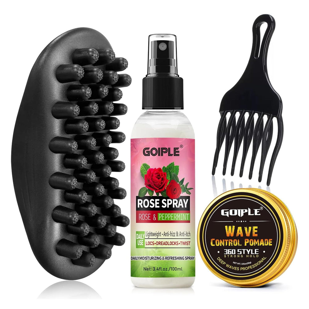 Goiple Wave Pomade Twist Sponge Brush for ergonomic styling and curl definition