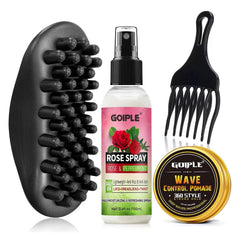 Goiple Wave Pomade Twist Sponge Brush for ergonomic styling and curl definition