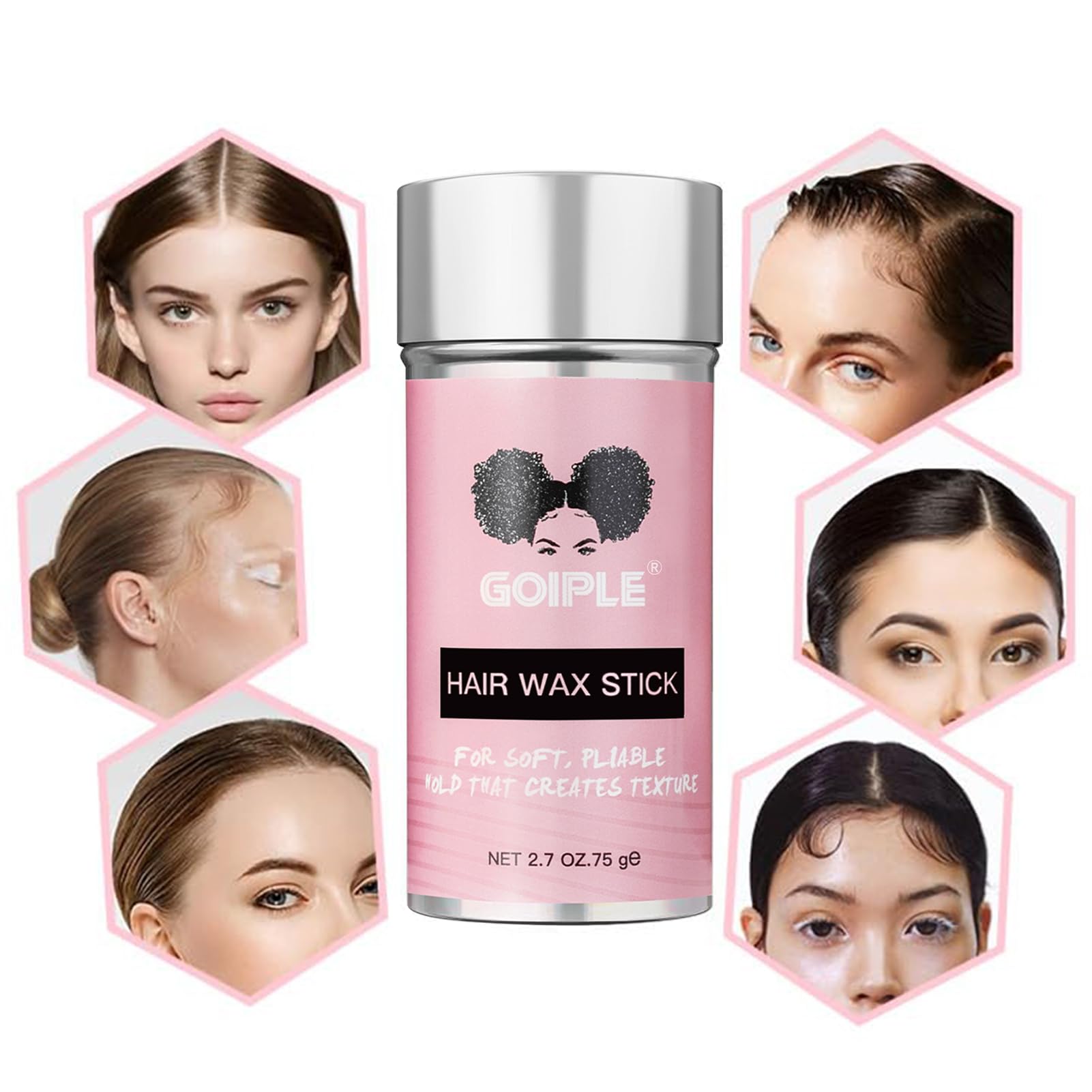 Goiple Wax Stick delivers non-greasy, non-flaking finish.