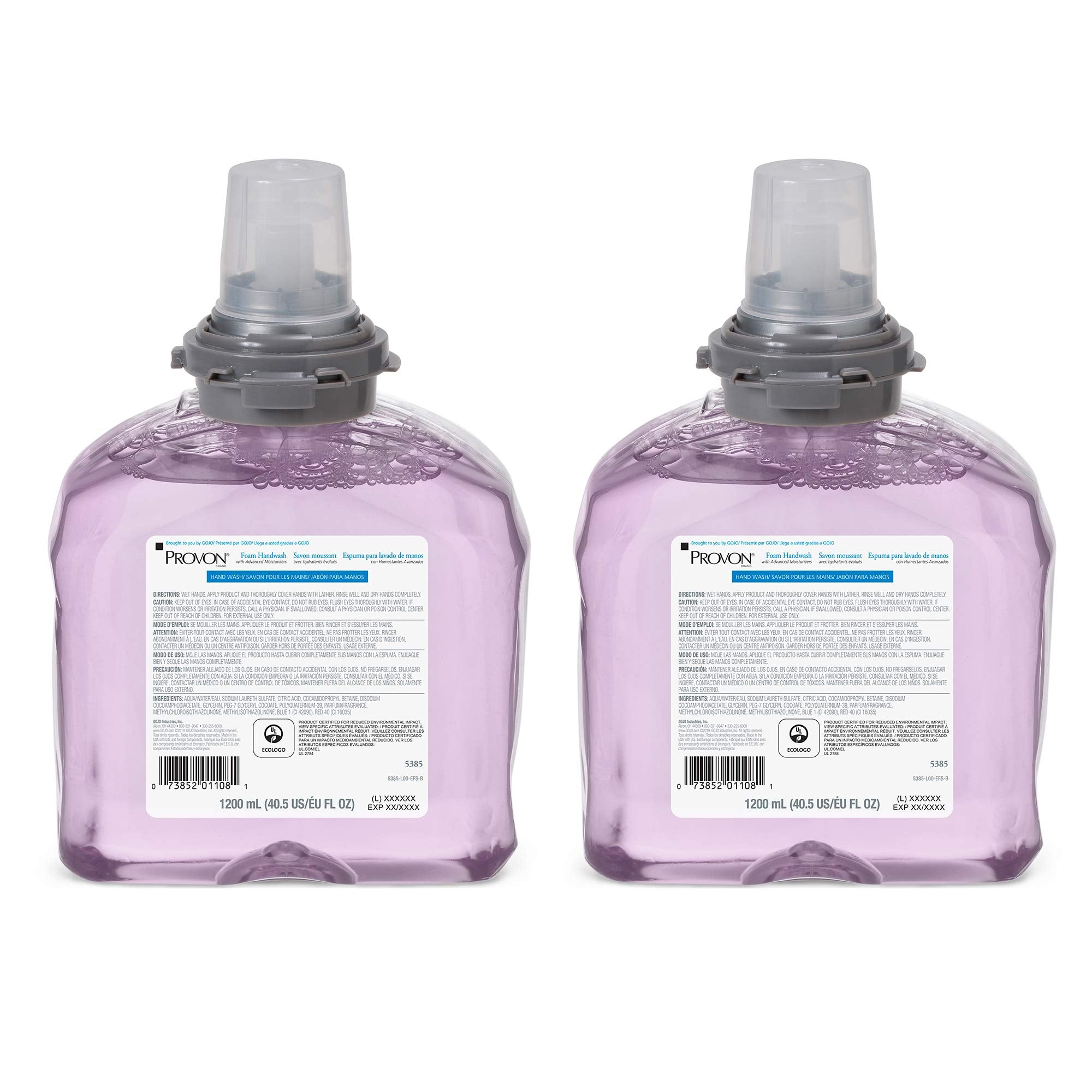 GOJO PROVON foaming handwash refill pack keeps hands clean for busy workplaces.