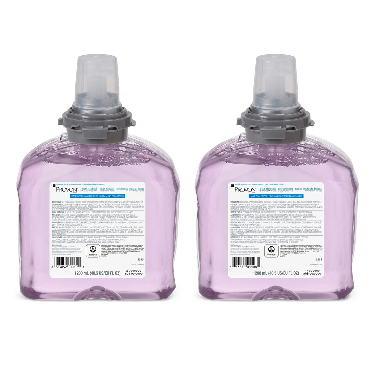 GOJO PROVON foaming handwash refill pack keeps hands clean for busy workplaces.