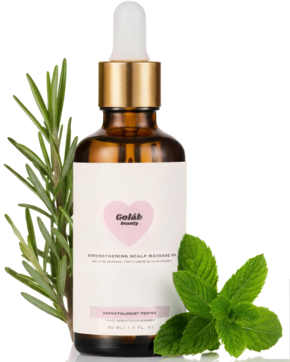 Golab Beauty Rosemary Scalp Treatment bottle shown for soothing pre-wash care.