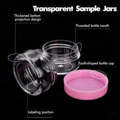GOLACKY screw-lid closeup showing leak-proof seal for on-the-go cosmetics.