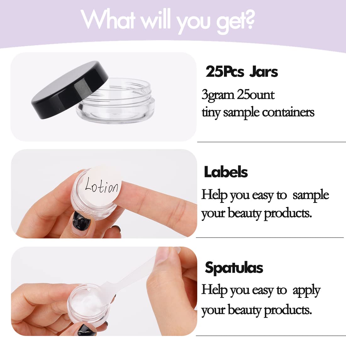 Golacky screw-lid seal keeps contents secure during transit.