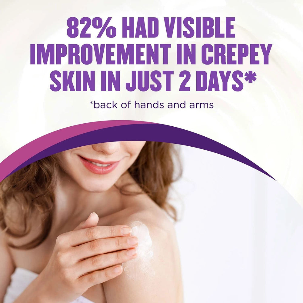 Gold Bond Age Renew Crepe Corrector consistency indicates creamy texture for comfortable massage.