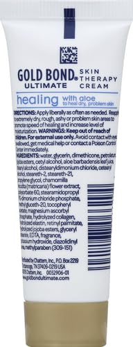 Gold Bond Ultimate Healing Skin Therapy Lotion on hands helps soften dry patches and cuticles.