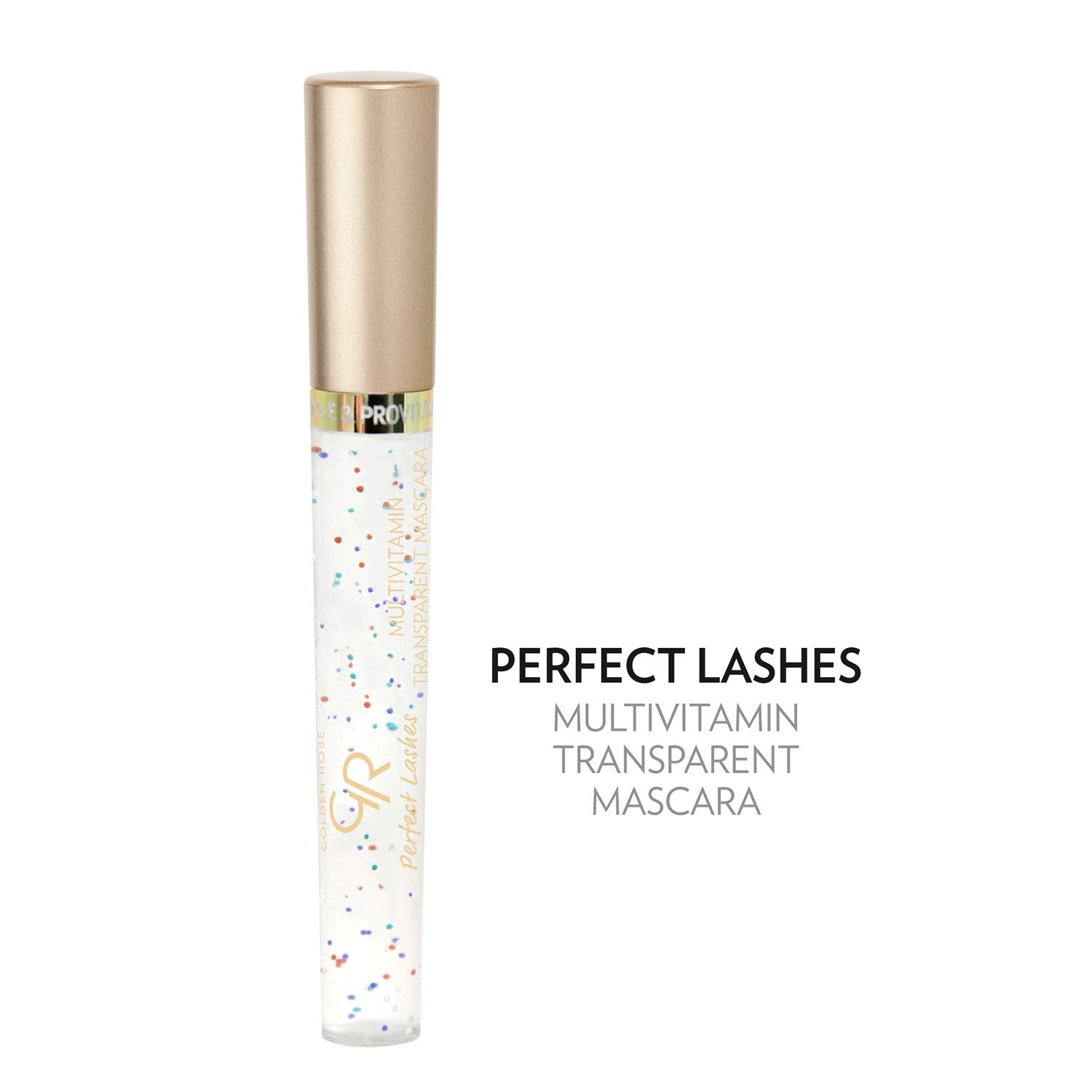 Golden Rose Perfect Lashes Mascara on lashes delivers natural shine and separation.
