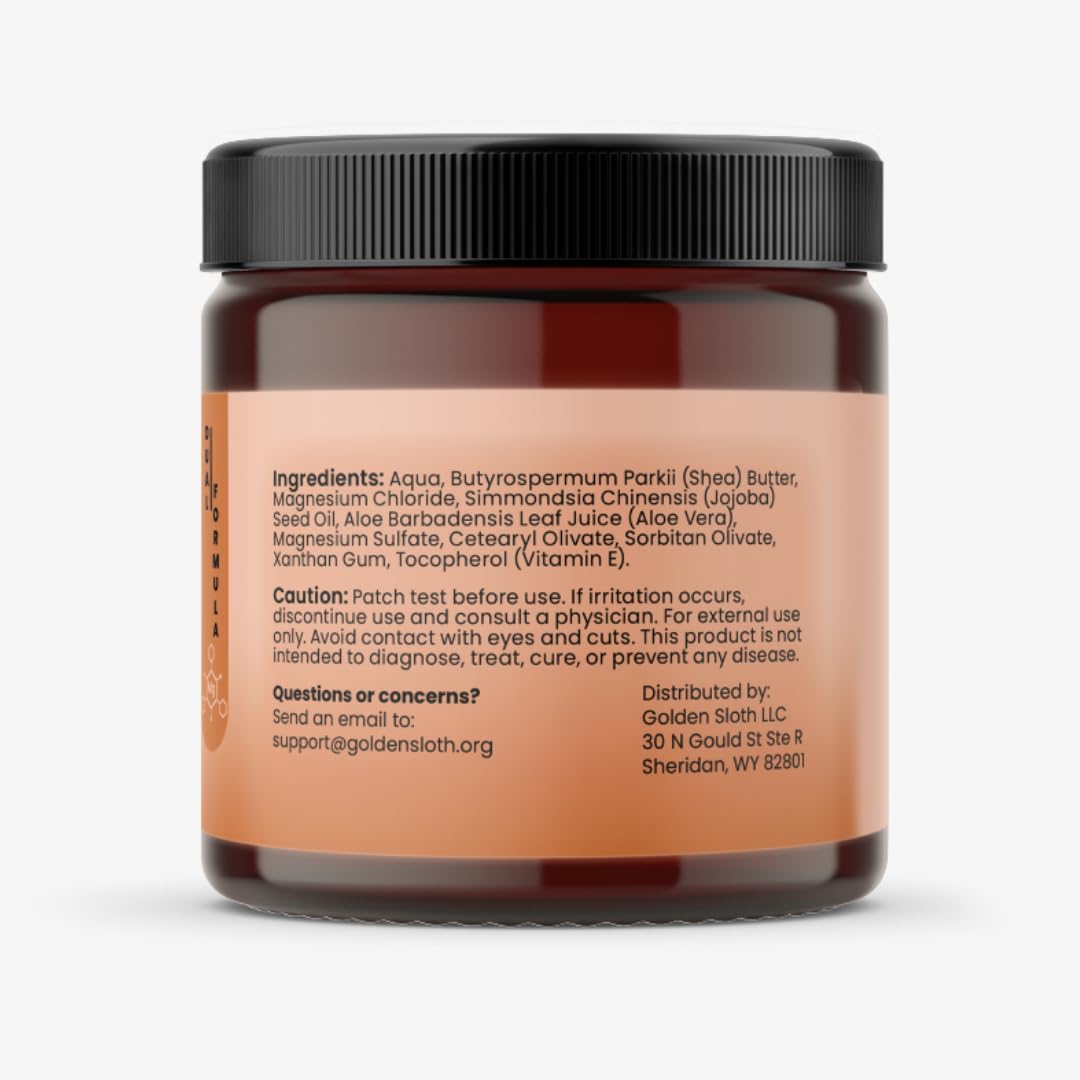 Child and adult hands using Golden Sloth magnesium cream.