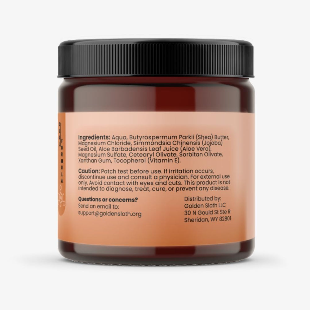 Child and adult hands using Golden Sloth magnesium cream.