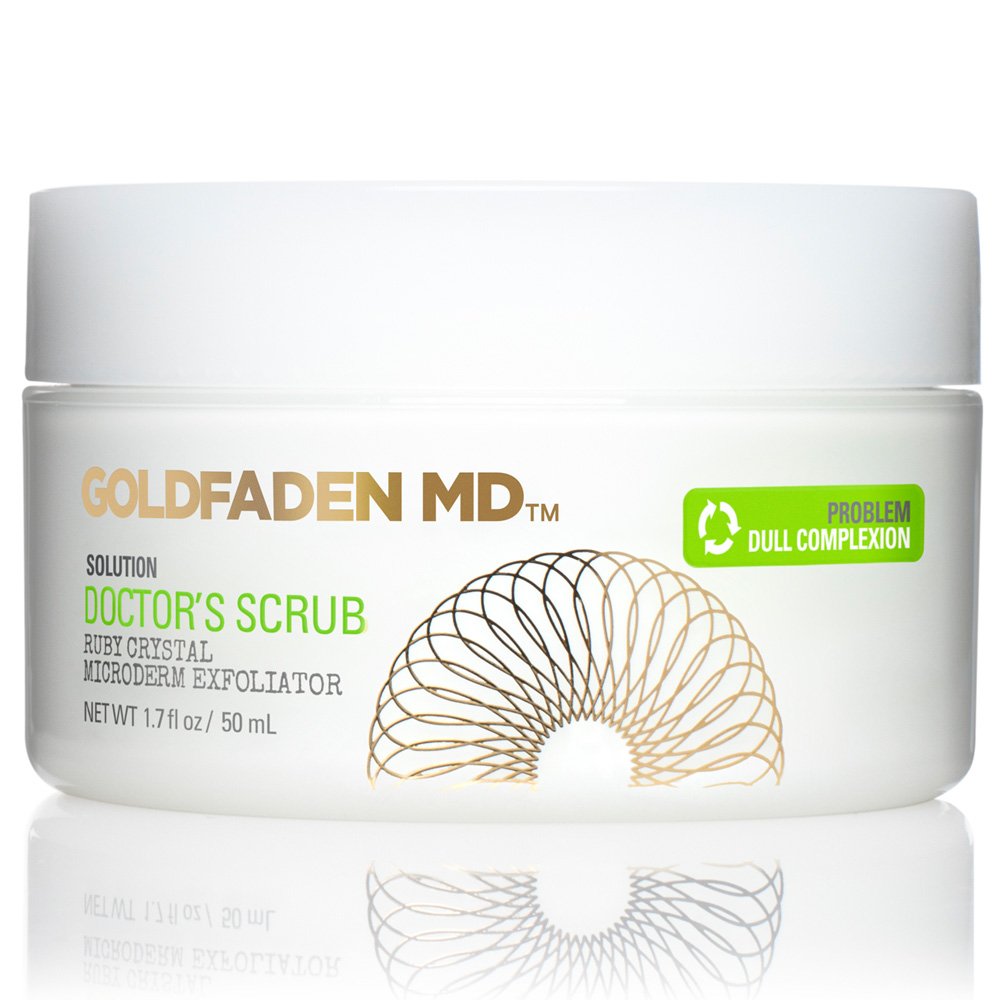 GOLDFADEN MD Doctors Scrub Face Jar reveals smoother skin and brighter tone