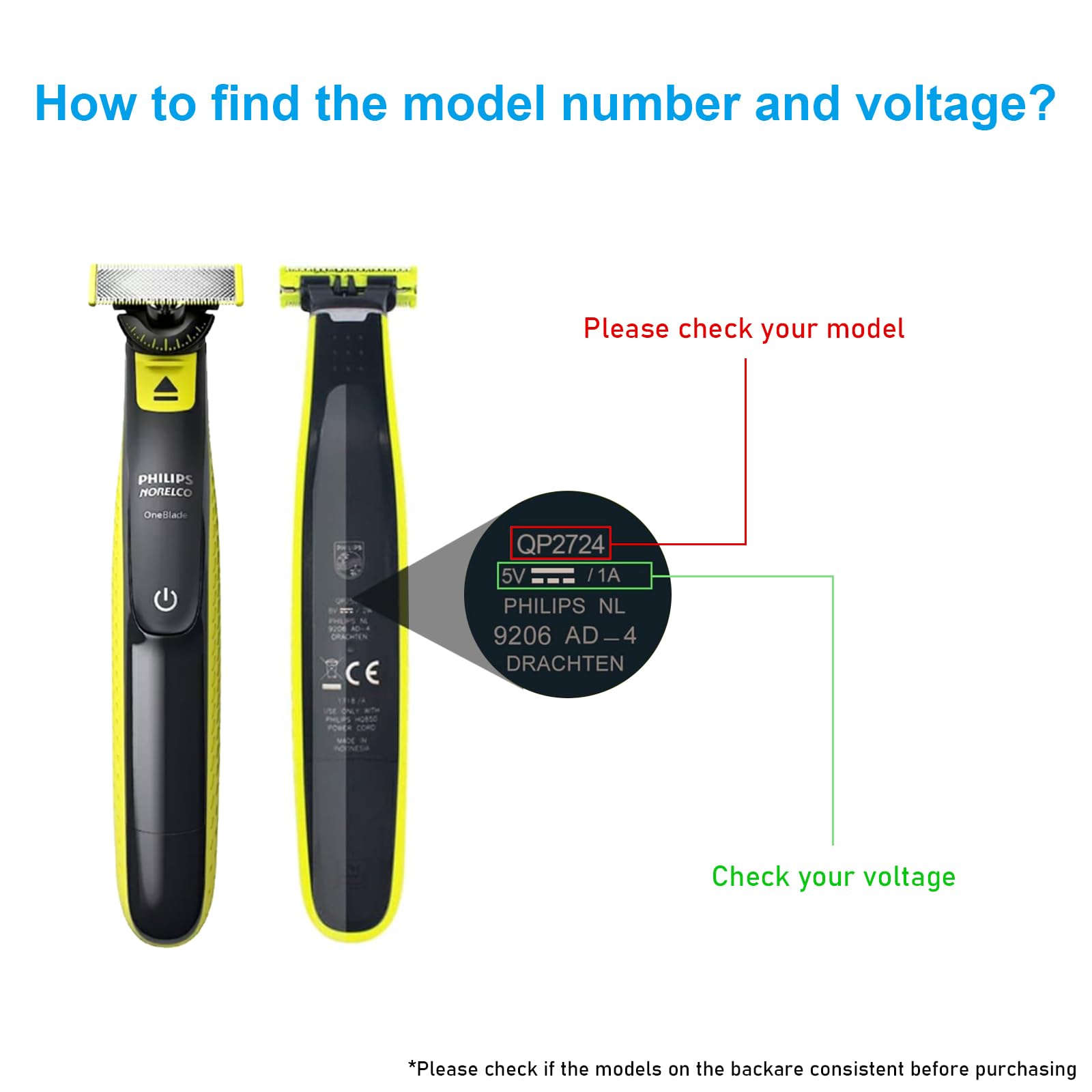 Adaptador USB de GOLDFOX para cargar One Blade en coche o banco de energía.