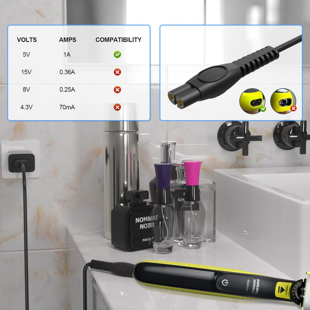 Compatibilidad amplia: modelos QP2834, QP2724 y MG9525 para One Blade.