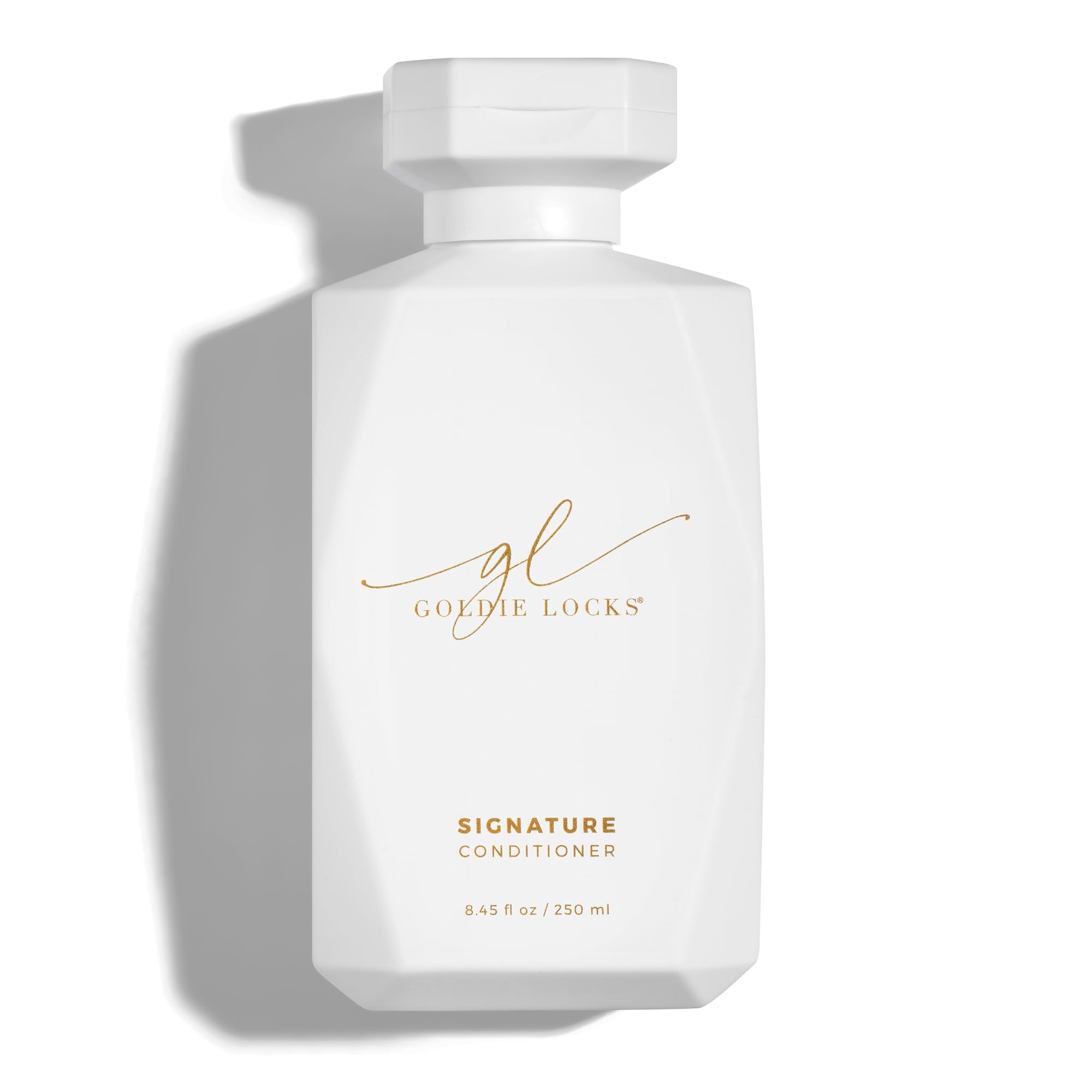 Goldie Locks Ultra Hydrating Conditioner bottle showcasing sulfate-free formula for frizz control