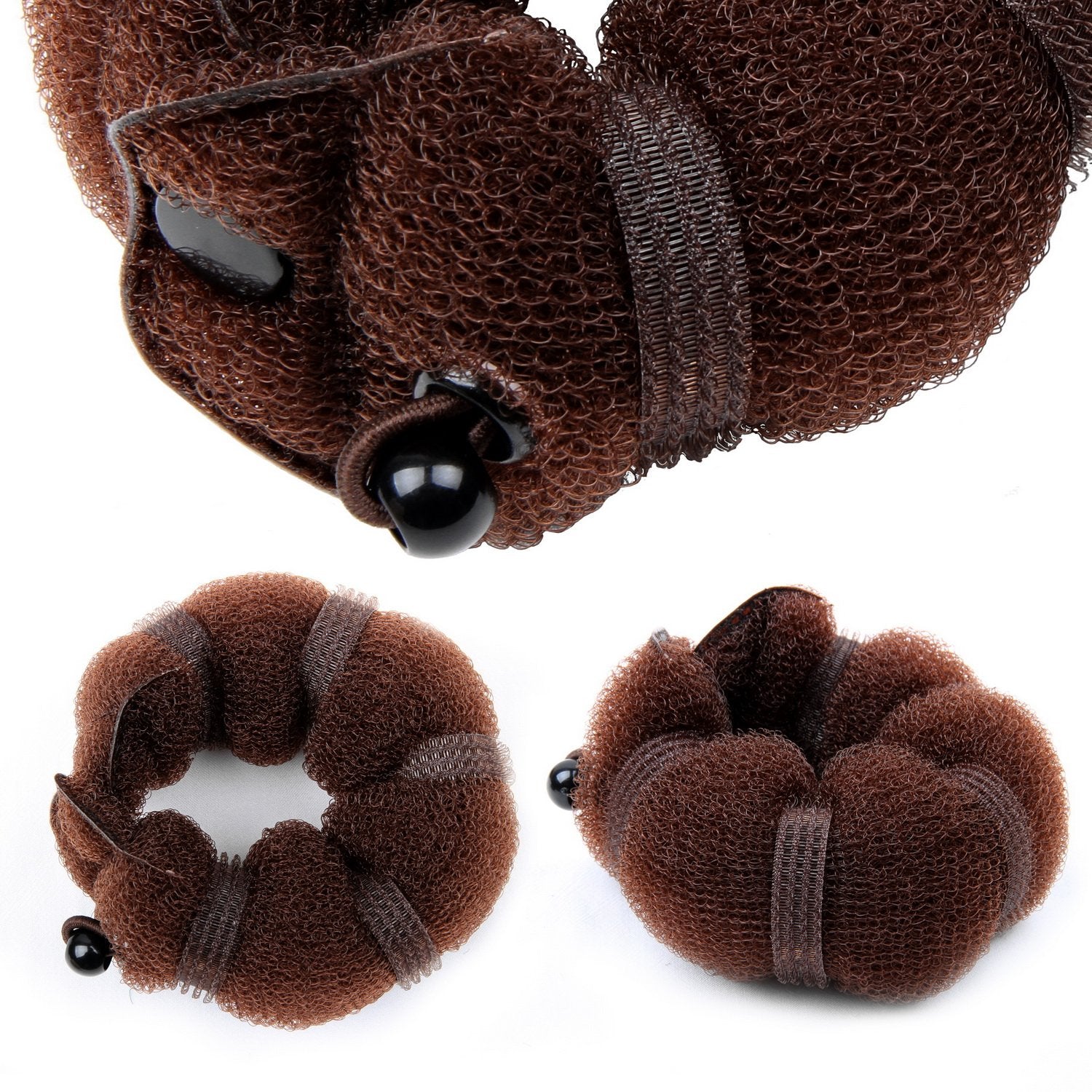 GoldRose Buns lightweight-comfort design minimizes pin use and discomfort.