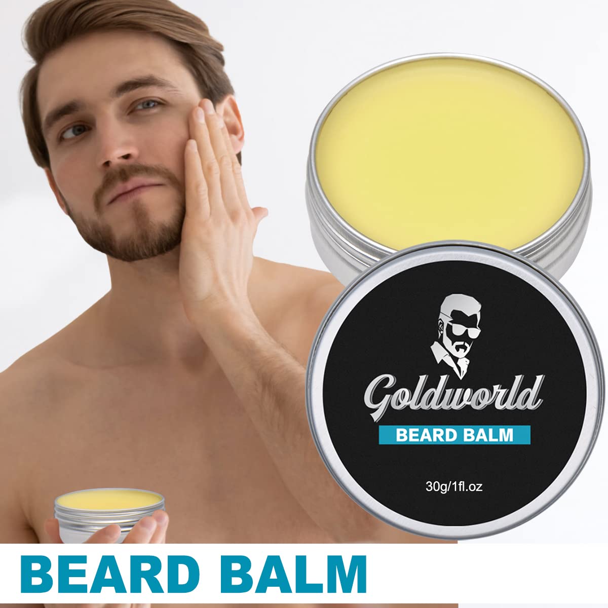 GoldWorld sandalwood comb and boar-bristle brush for grooming