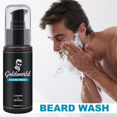 GoldWorld beard oil bottle drops for deep hydration