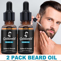 GoldWorld beard shampoo lather nourishes and reduces flakiness