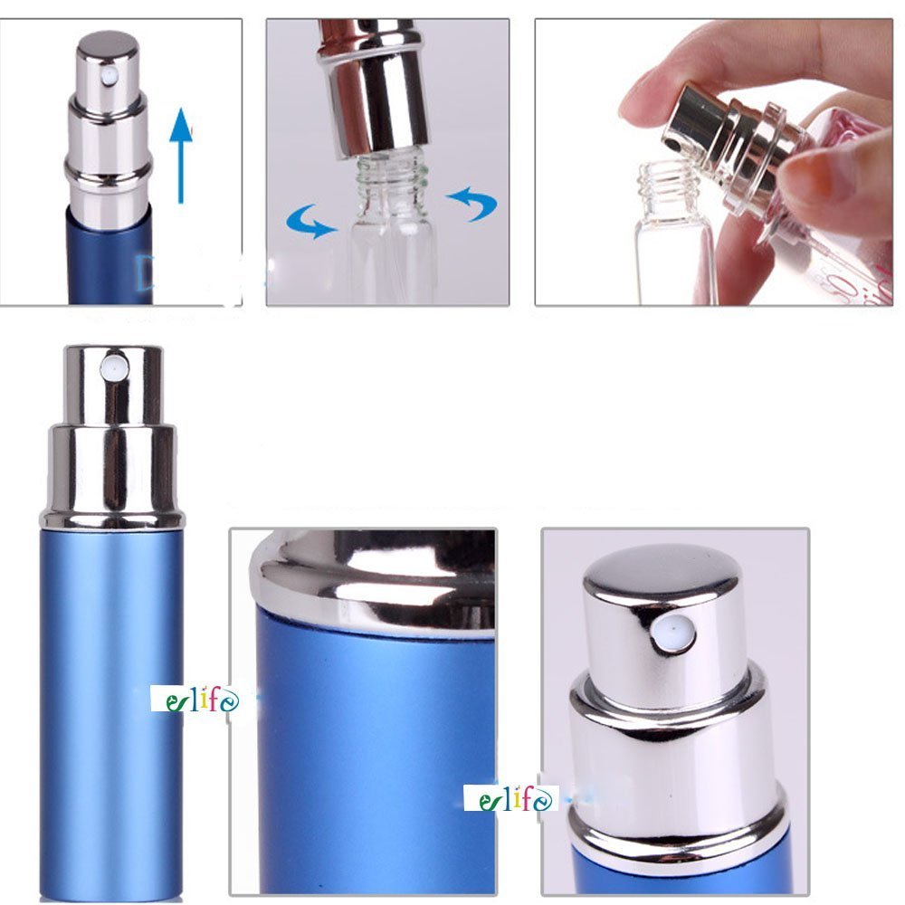 GOLF 6ml blue atomizers provide travel-ready fragrance for gym or commute.